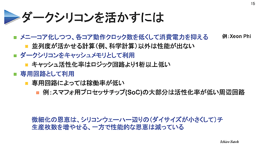 ダークシリコンを活かすには