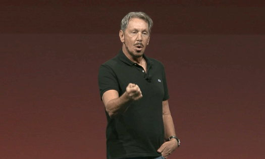 Oracle OpenWorld 2017、基調講演に登壇するラリー・エリソン氏