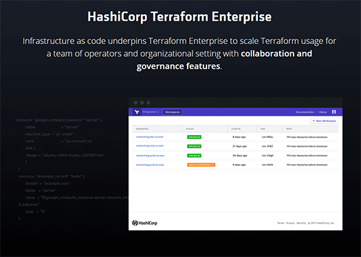 HashiCorp Terraform Enterprise