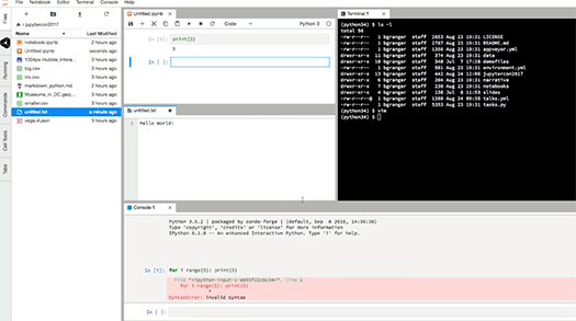 統合開発環境となったJupyterLab