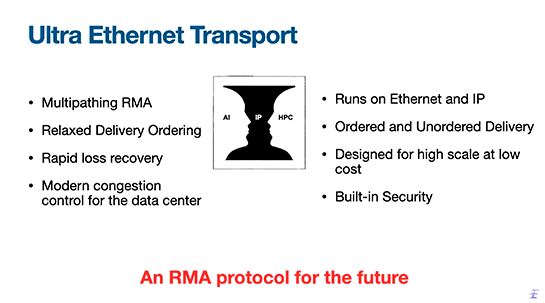 Ultra Ethenet Trasport