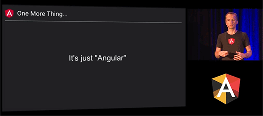 単にAngularと呼ぶようにしてほしいと