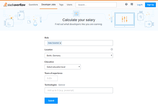 Calculate your salary