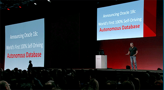 Oracle 18c Autonomous Database発表