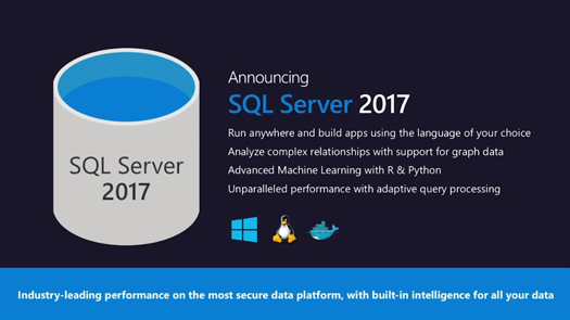 SQL Server 2017発表