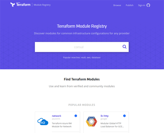 Terraform Module Registry