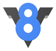 V8 logo