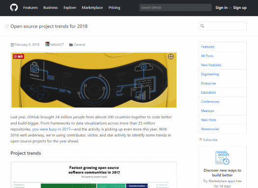 Open Source Trends 2018