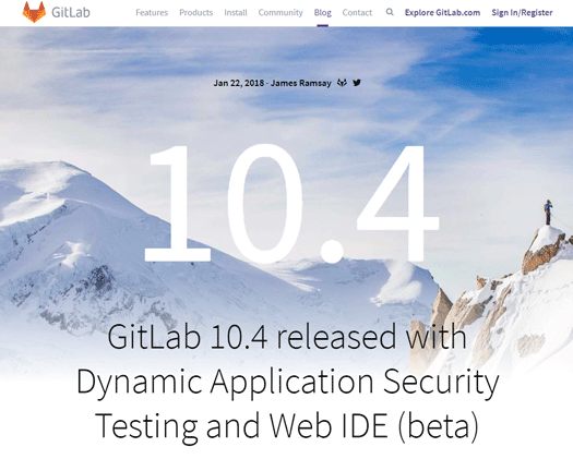 GitLab 10.4リリース