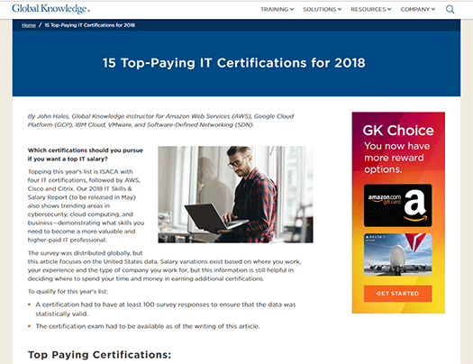 15 Top-Paying IT Certifications for 2018
