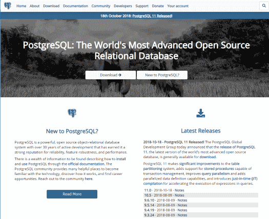 PostgreSQL 11