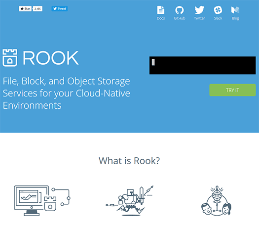 Rook.ioのWebサイト