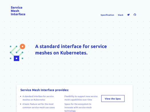 Service Mesh Interface fig1