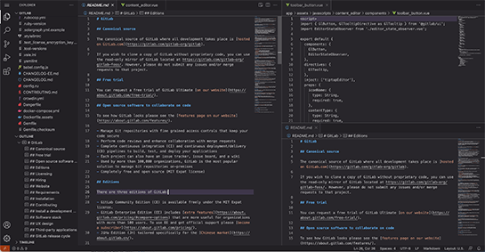 GitLab、Visual Studio CodeベースのWeb IDEをβ版として提供開始。ターミナルからリモート環境へアクセス可能に －  Publickey