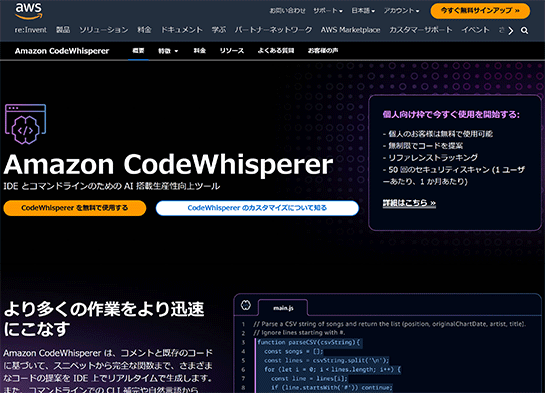 AWS CodeWhisperer