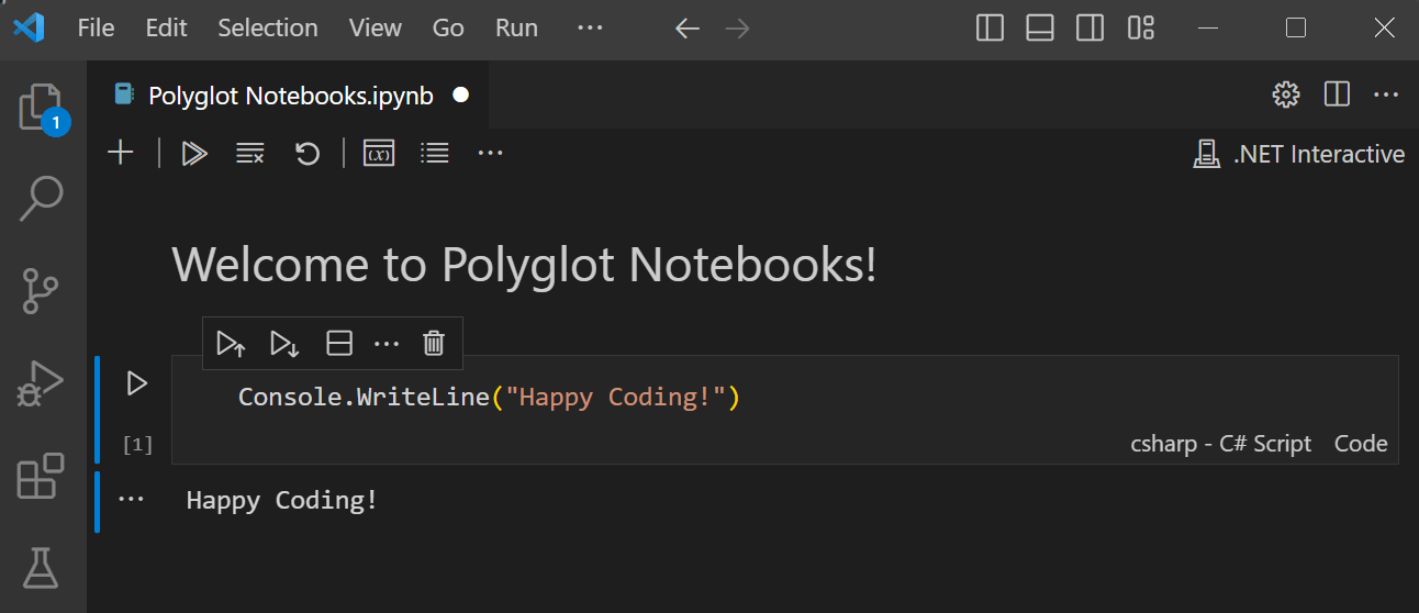 VSCodeの拡張機能としてJupyter NotebookをベースにJavaScript/Mermaid/SQLなど多言語対応にした ...