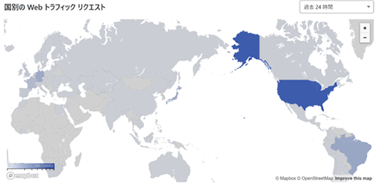 世界中からDDoS攻撃を受けていた