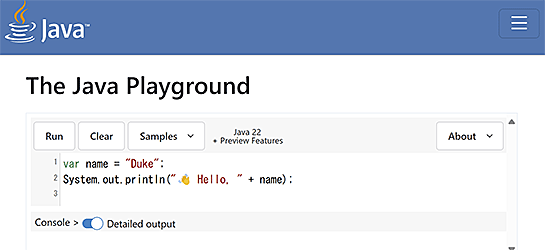 The Java Playground