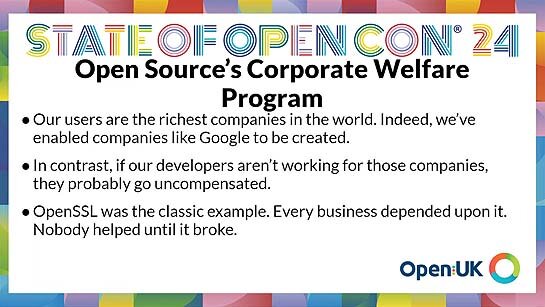 オープンソースのユーザーは世界で最もお金持ちの企業たちだ