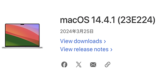 macOS Sonoma 14.4.1
