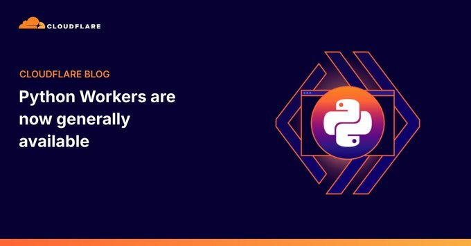 Cloudflare 正式推出 Python Workers，支援 Django、Flask 與 FastAPI（Publickey）