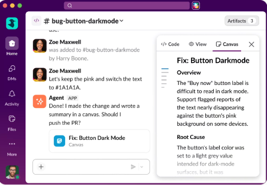 Slack上の開発チームの会話をAIエージェントが把握してコーディング。ドキュメント作成もする「Slack Code」登場