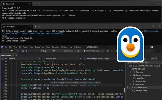 Windows上でLinuxコンテナが動く「WSL Containers」がパブリックプレビュー。Windowsファイルへのアクセスが2倍高速に